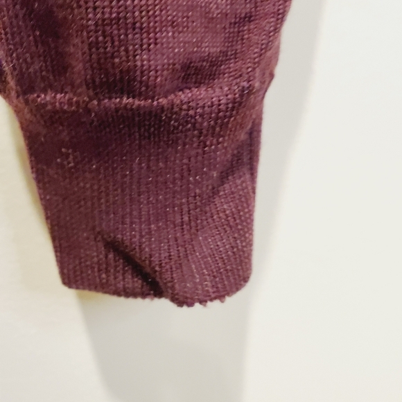 Chester Taylor London women's burgundy 100% wool crew neck sweater fits S - Picture 5 of 9